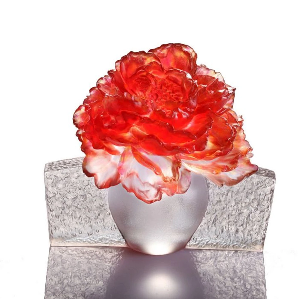 Peony Flower Figurine, Wonderous Bloom