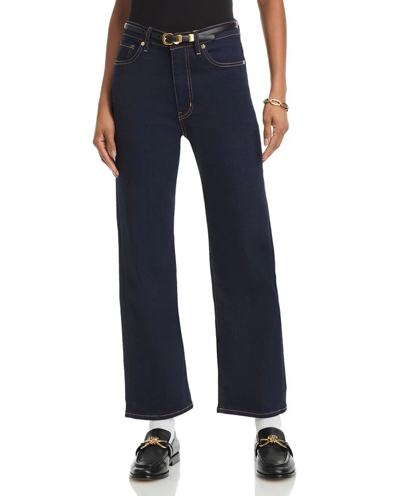 Le Sleek Straight High Rise Cropped Jeans Stargirl