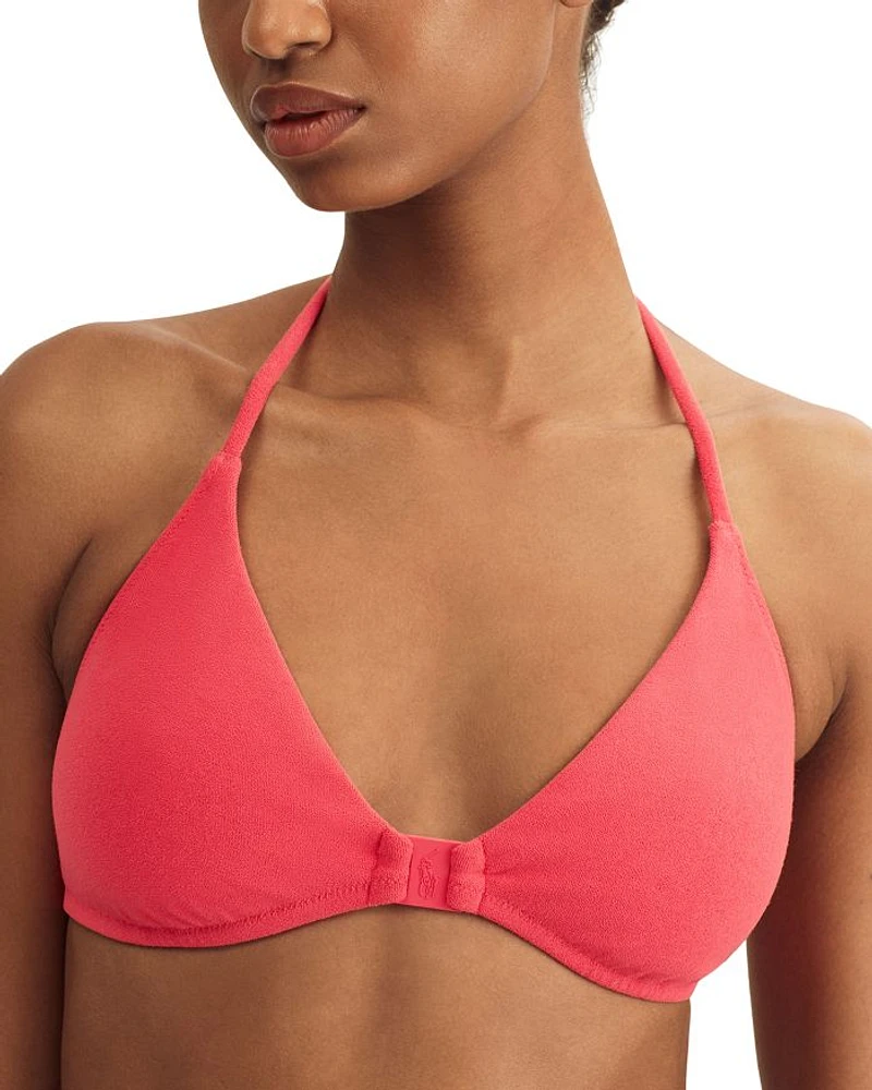 Halter Triangle Bikini Top