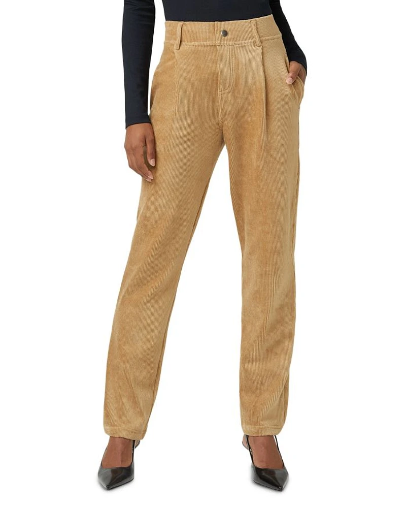 Pleated Corduroy Pants