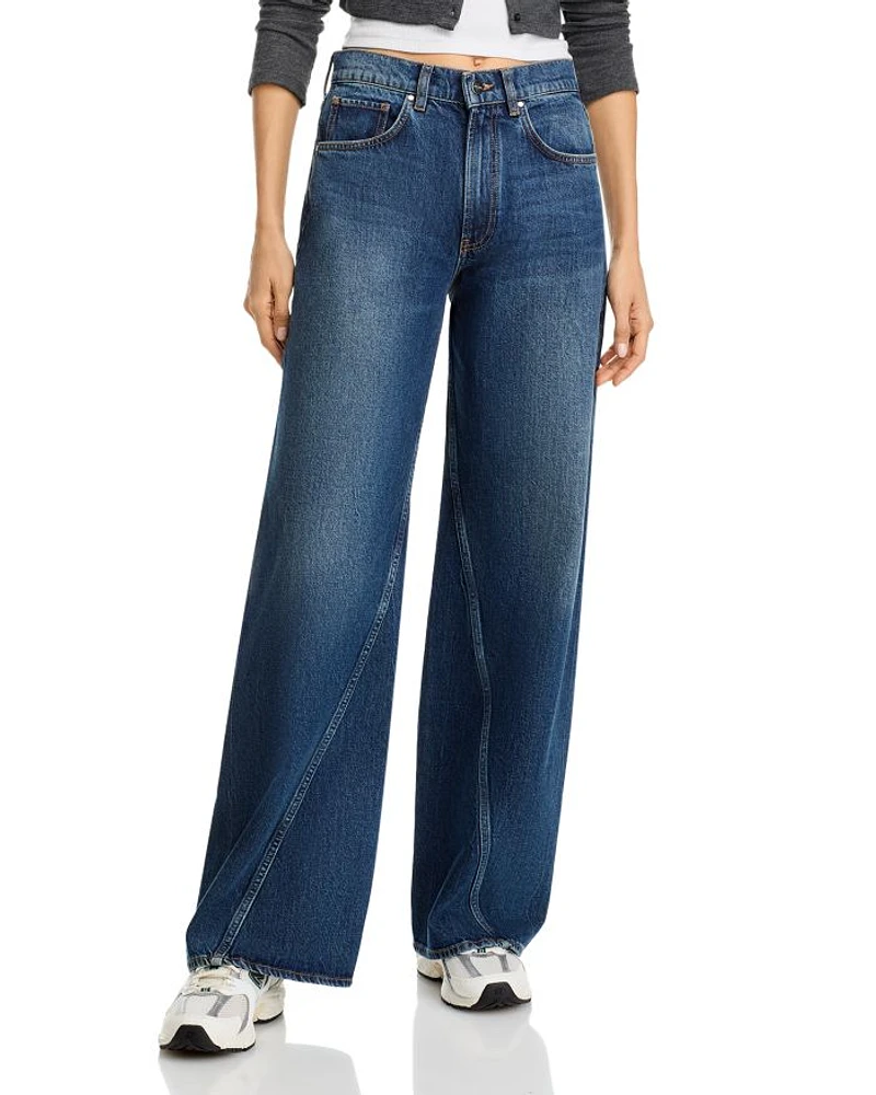 Brie Wide Leg Jeans Navy