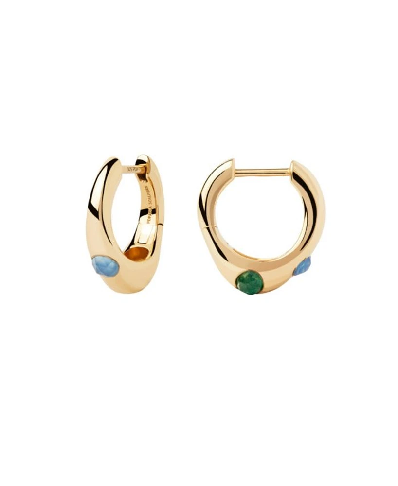 Women's Coral Hoops