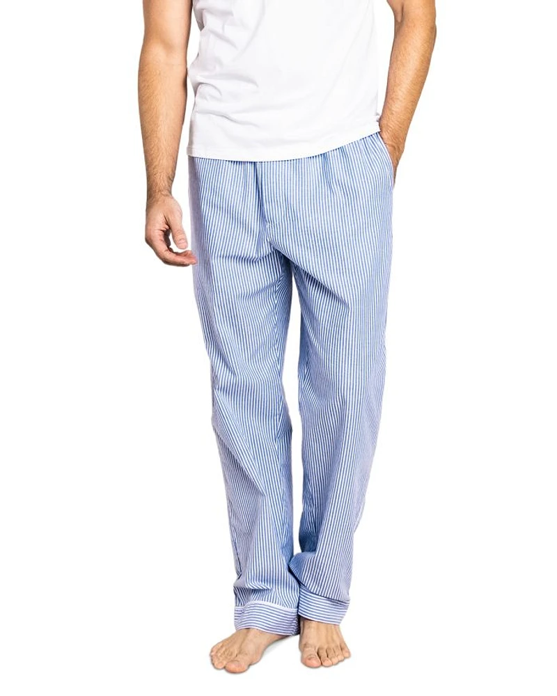 Cotton Twill Stripe Pajama Pants