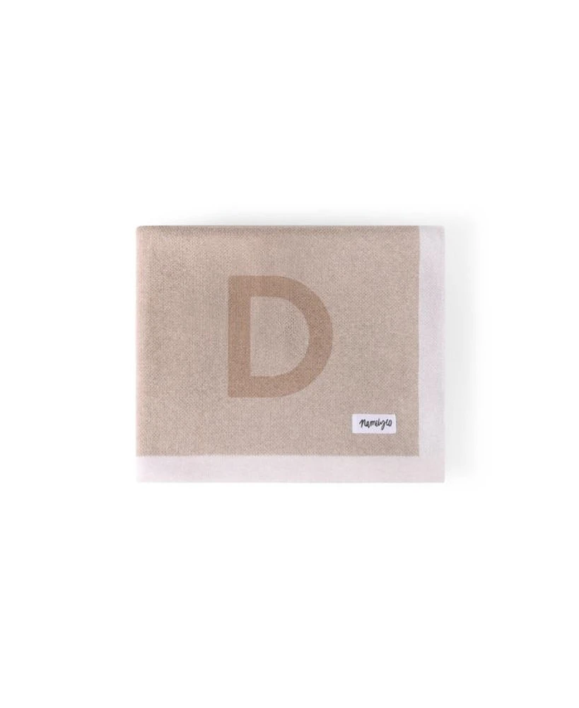 Unisex Light Camel Multi Letter Blanket - Baby, Little Kid