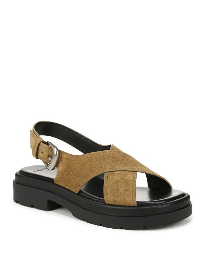 Women's Helena Leather Flat Sandals