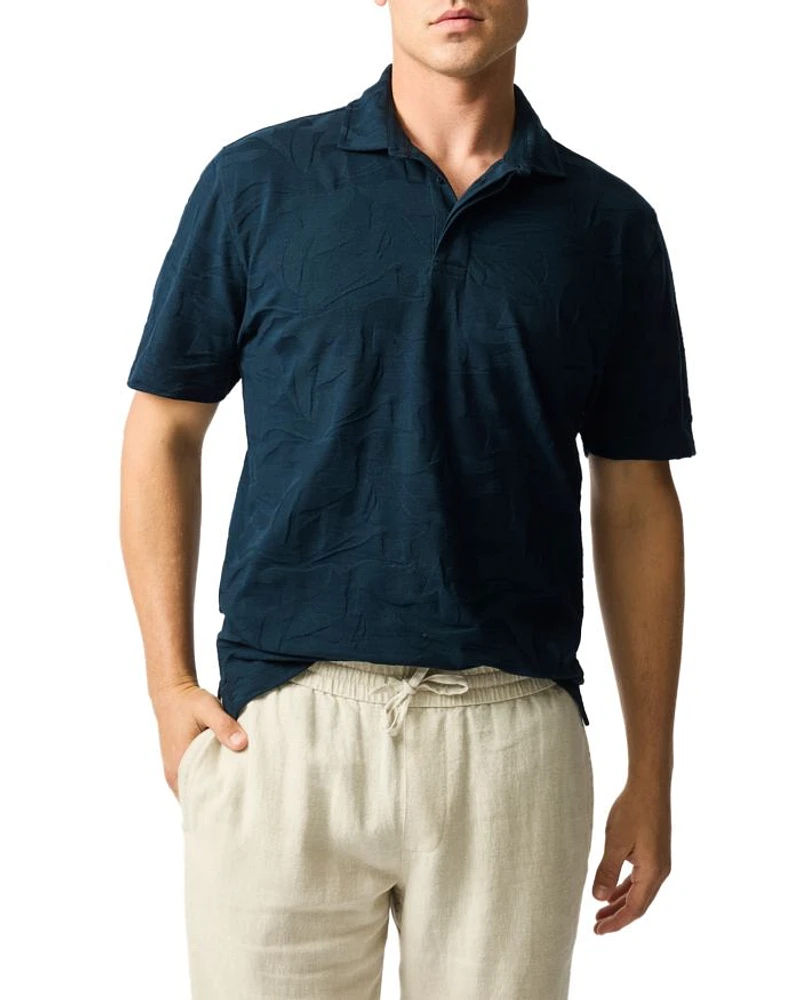 Blaketown Floral Jacquard Regular Fit Polo Shirt