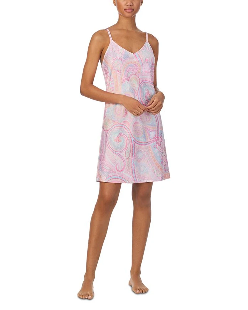 Double Strap V-Neck Chemise