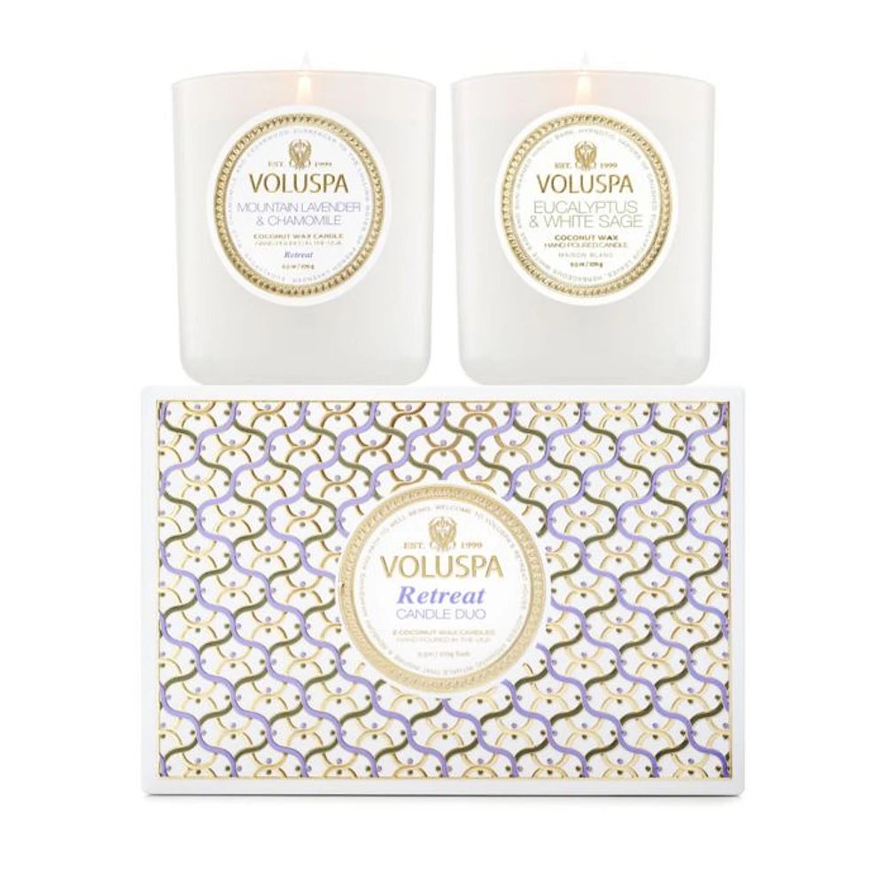 Maison Retreat Classic Candle Duo