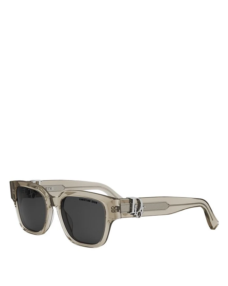DiorOblique S1I Square Sunglasses, 53mm