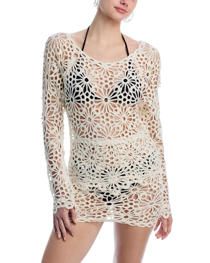 Crochet Top Swim Cover-Up