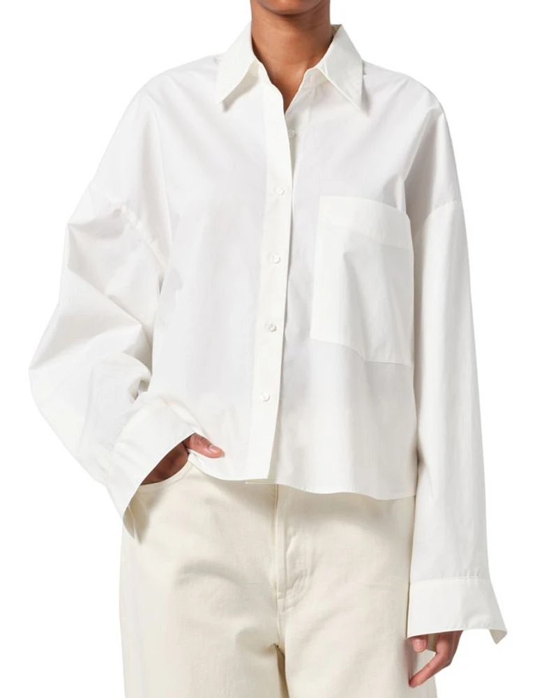 Naya Cropped Poplin Shirt