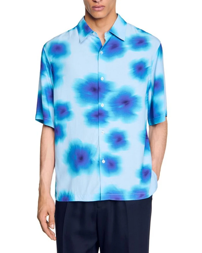Floral Motif Shirt