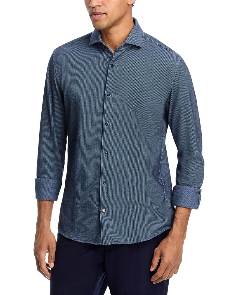 Hal Spread Collar Casual Button Down Shirt