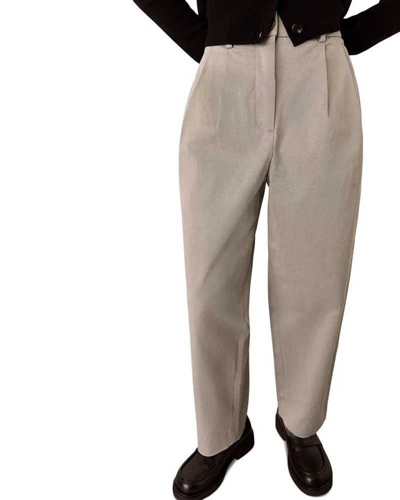 Petites Bethany Barrel Leg Trousers