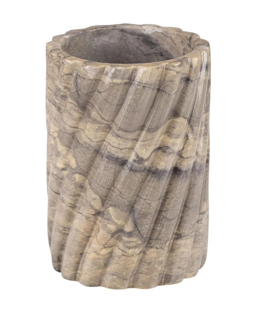 Taraz White Marble Wine Cooler
