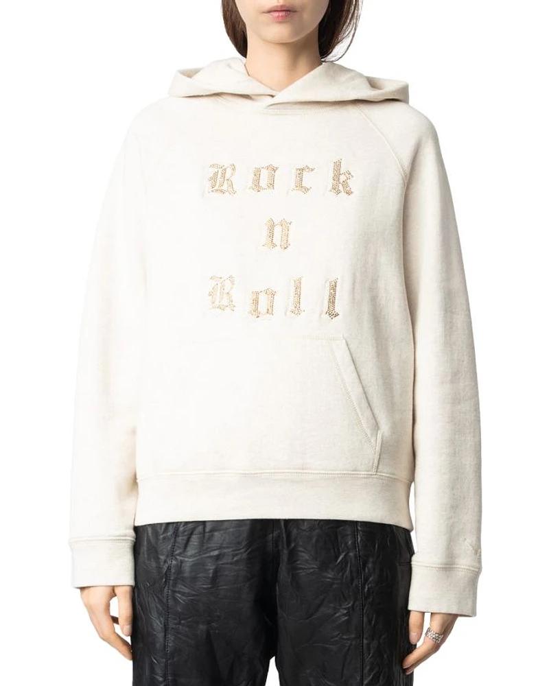 Georgy Rock N Roll Embroidery Graphic Hoodie