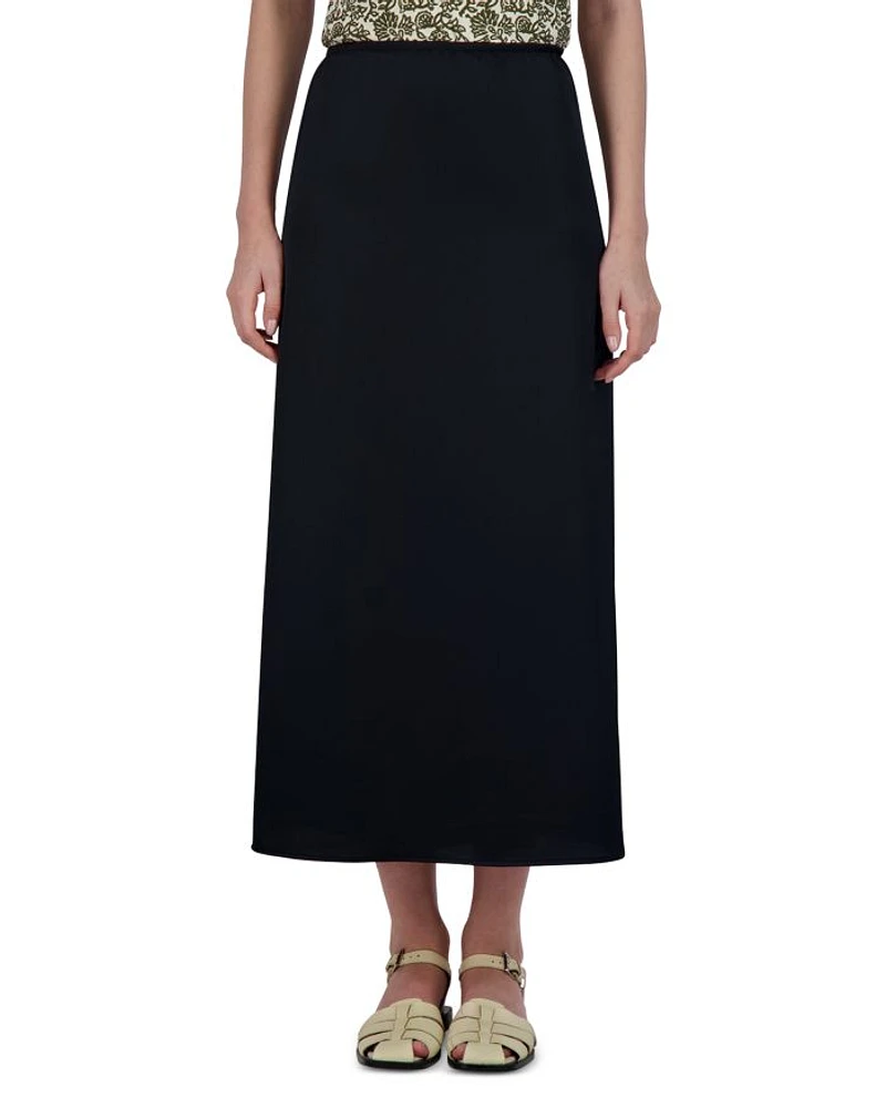 Satin A Line Skirt