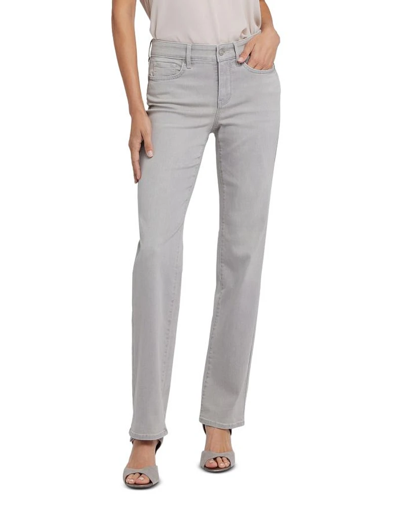 Marilyn High Rise Straight Jeans Grenada Mist