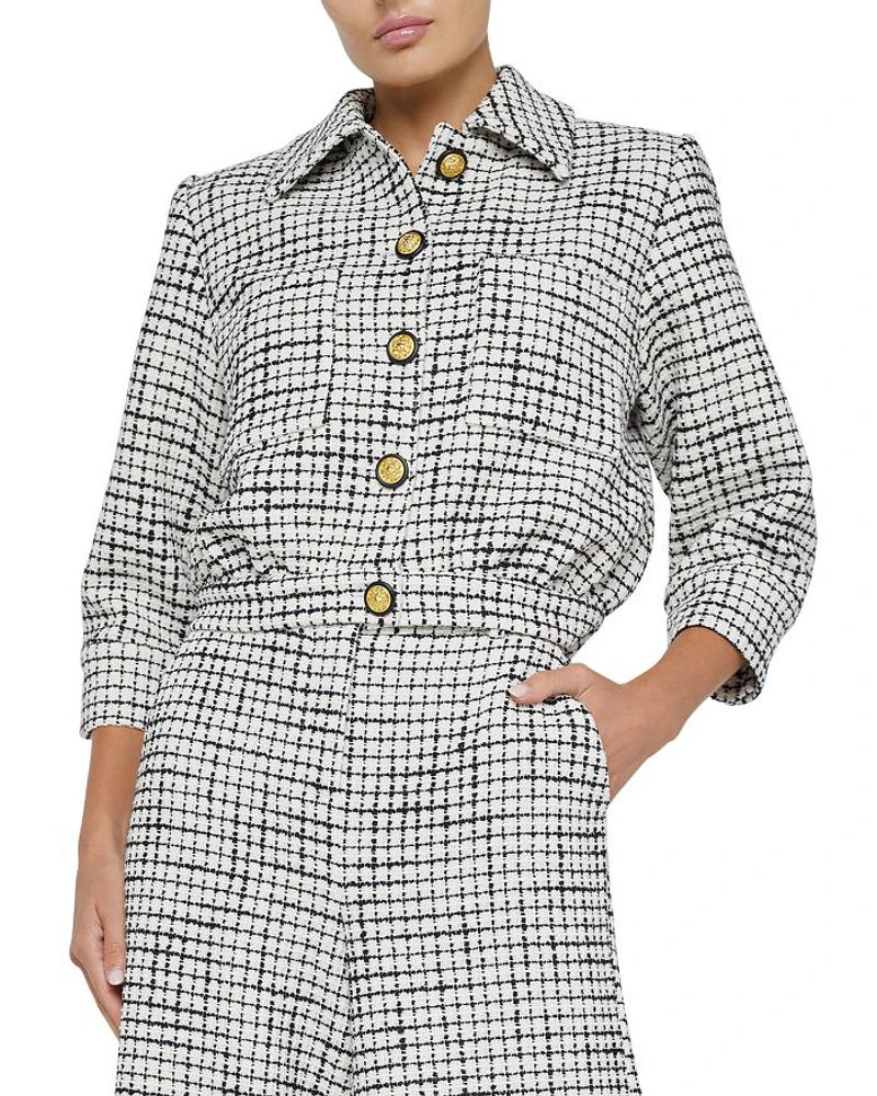 Jia Cropped Three Quarter Sleeve Jacket