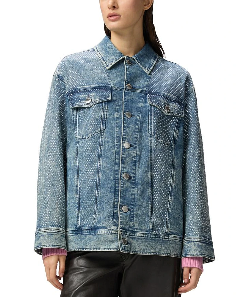 Dakar Giubbino Embellished Denim Jacket