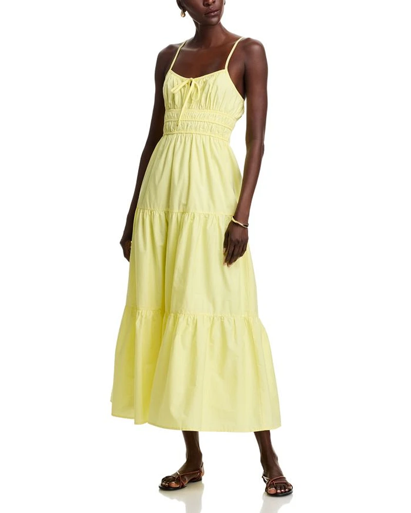 Cinched Waist Maxi Dress