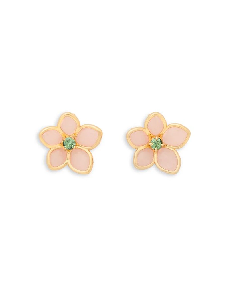 Pastel Petals Stud Earrings