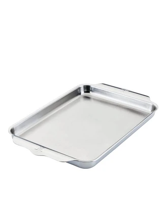OvenBond® 9" x 12" Tri-ply Clad Stainless Steel Quarter Sheet Pan
