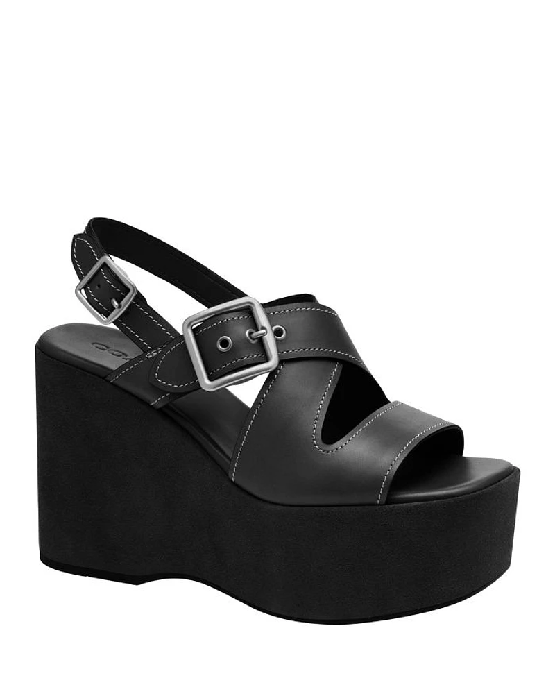 Women's Archival Buckled Platform Sandals