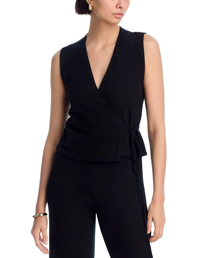 Lauren Sleeveless Wrap Top