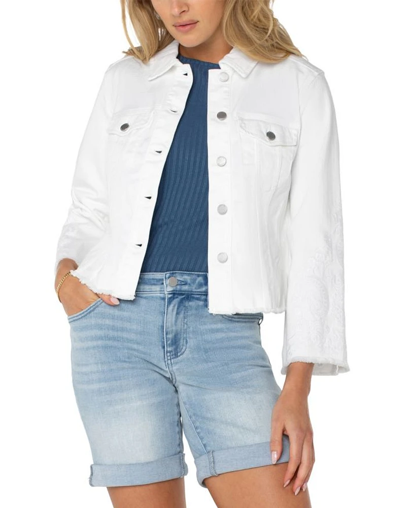 Frayed Denim Jacket