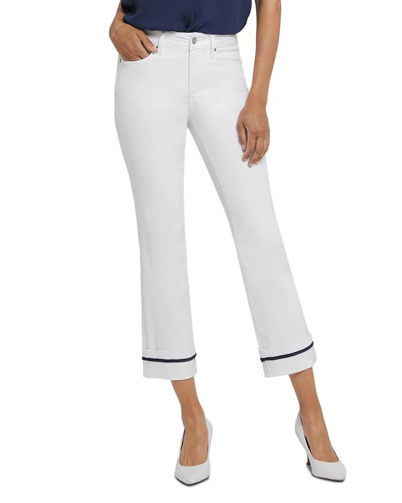 Marilyn Mid Rise Straight Ankle Jeans