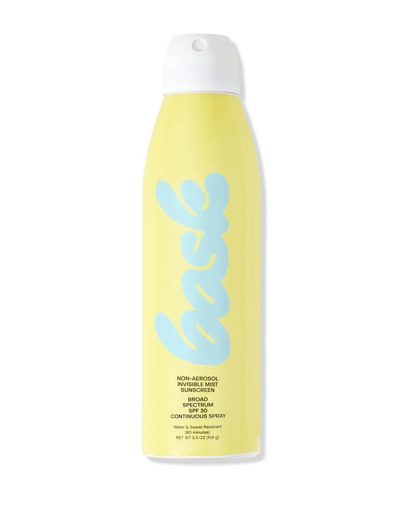 Non Aerosol Continuous Spray Invisible Mist SPF Sunscreen 5.5 oz