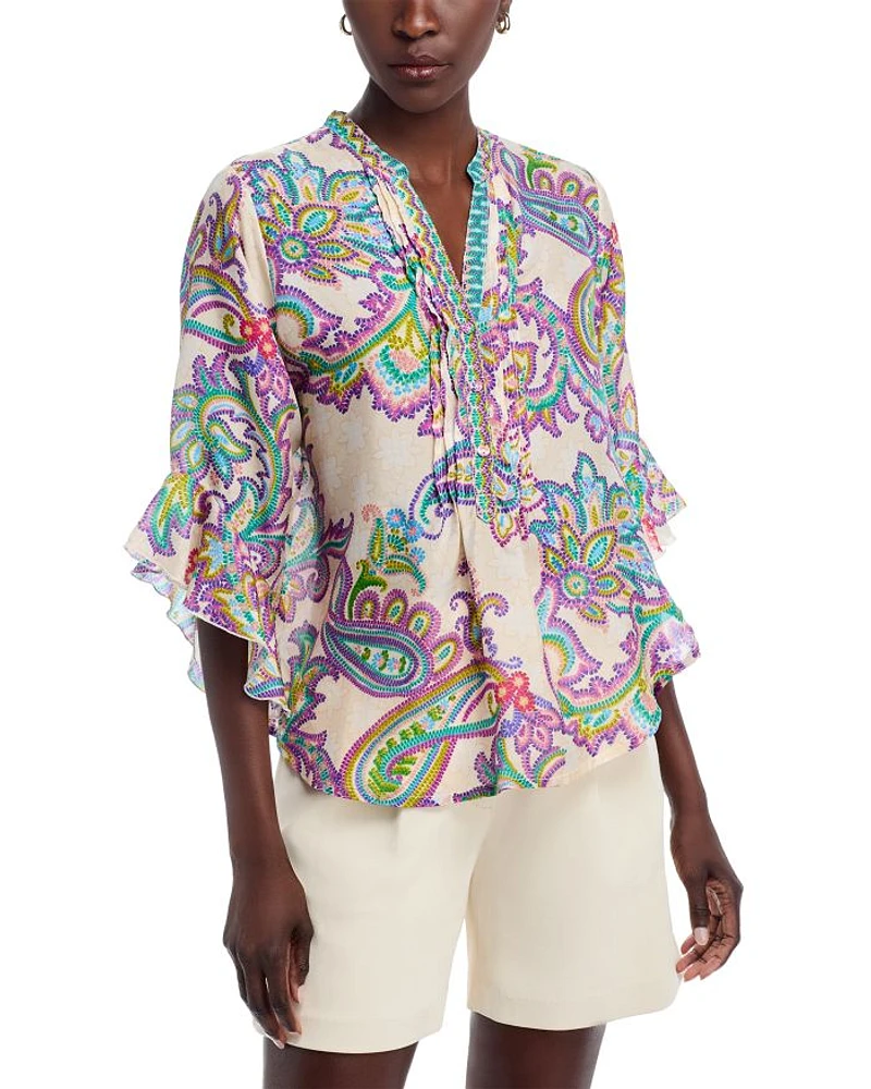 Zellah Silk Blouse