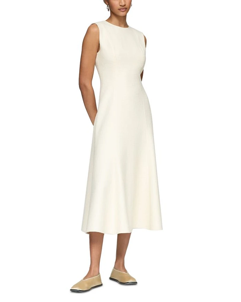 Textured Midi Dress