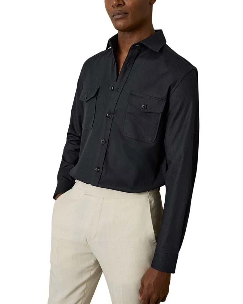 Twin Pocket Textured Shirt