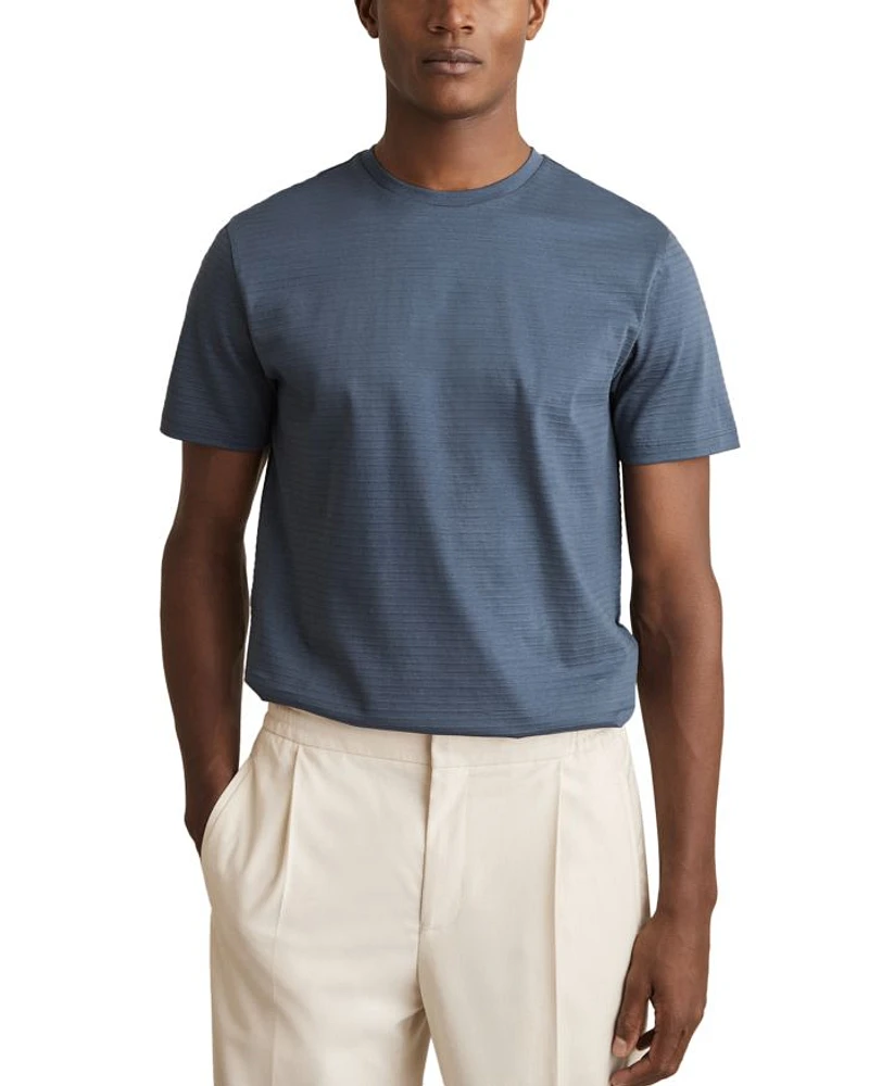 Leo Mercerized Cotton Crewneck Tee