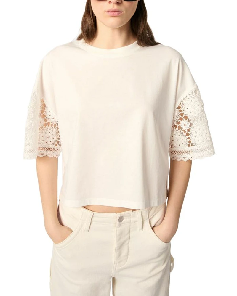 Crochet Sleeve Tee