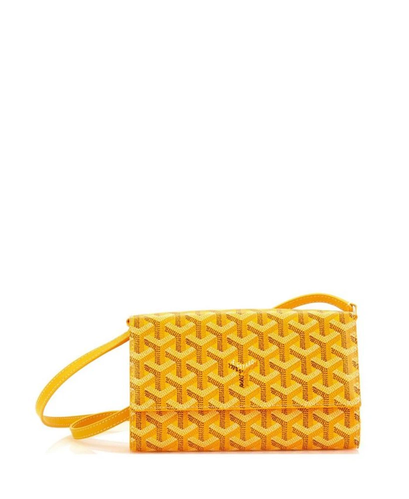Varenne Continental Wallet with Strap Coated Canvas