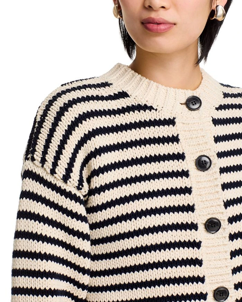 The Striped Chunky Femme Cardigan