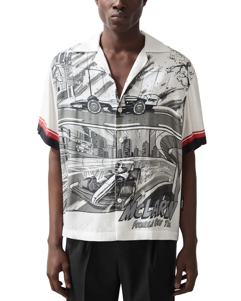 Comic Graphic Camp Shirt