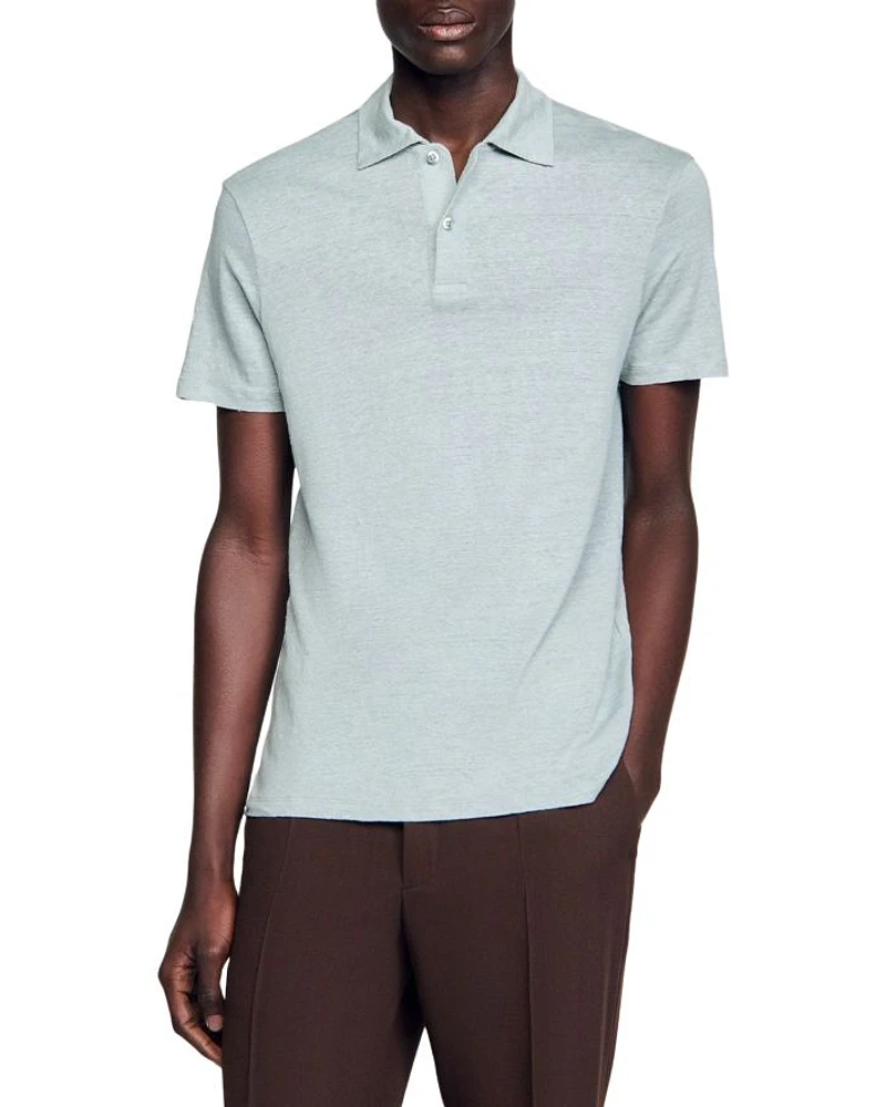Beach Linen Polo Shirt