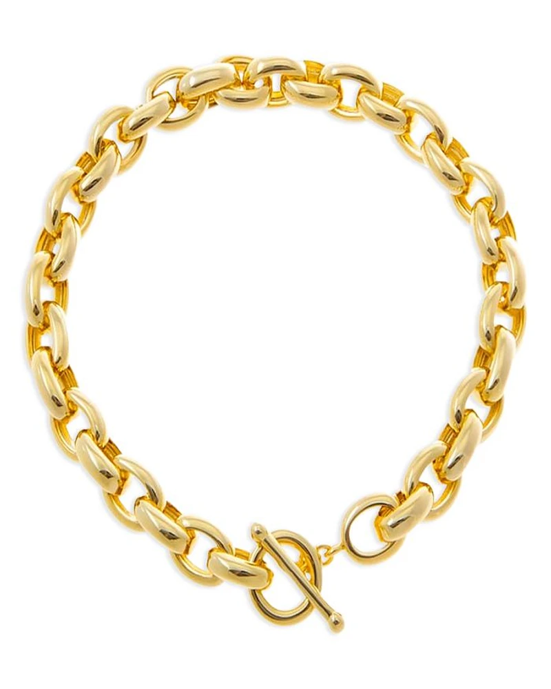 Chunky Chain Link Toggle Bracelet