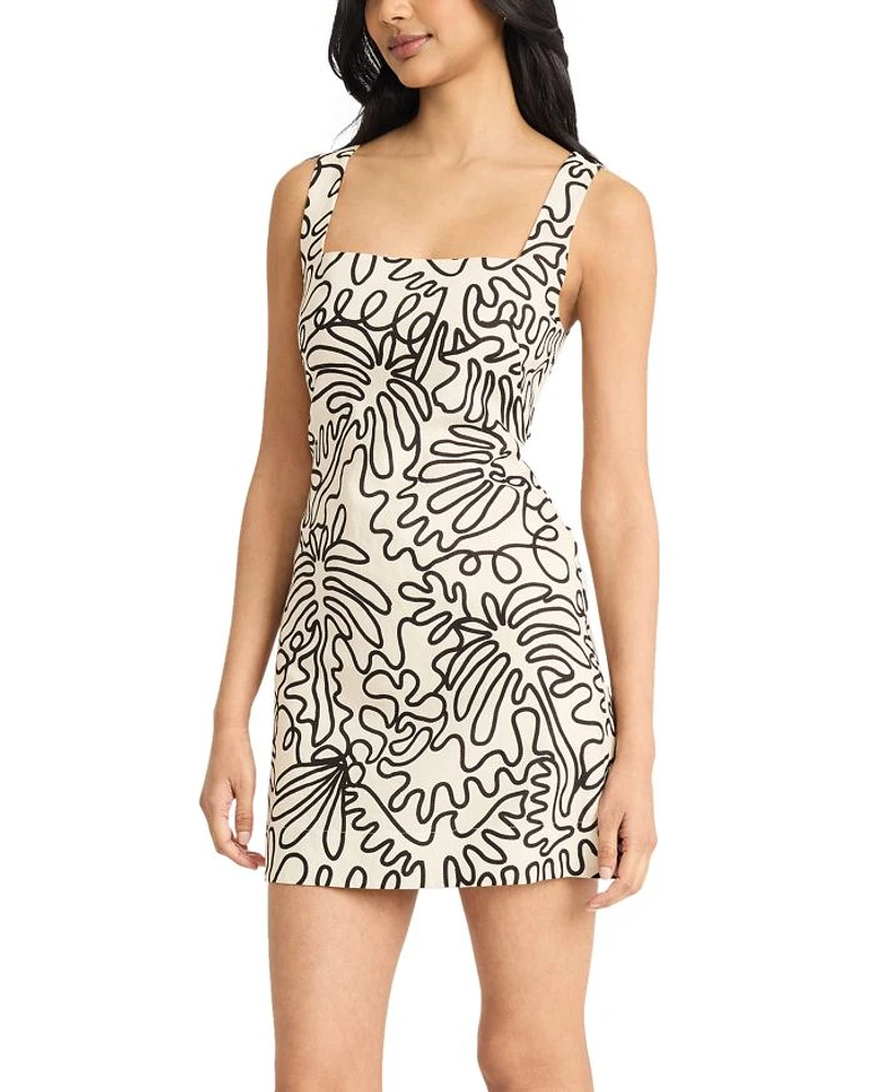 Square Neck Mini Dress