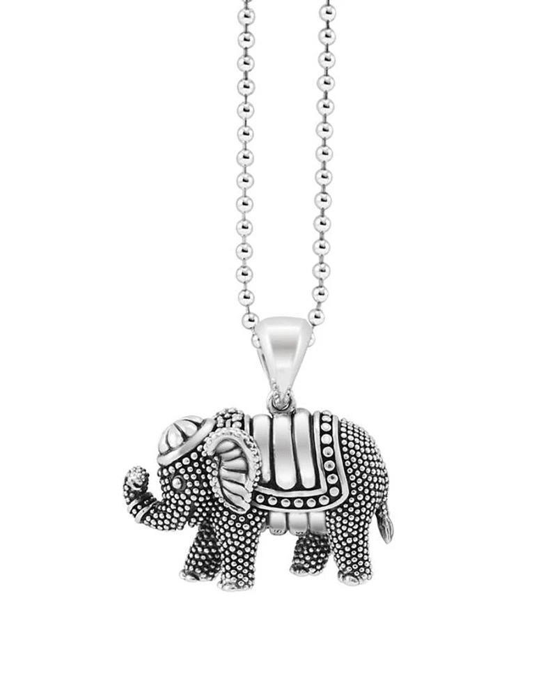 LAGOS Rare Wonders Elephant Pendant Necklace, 34"
