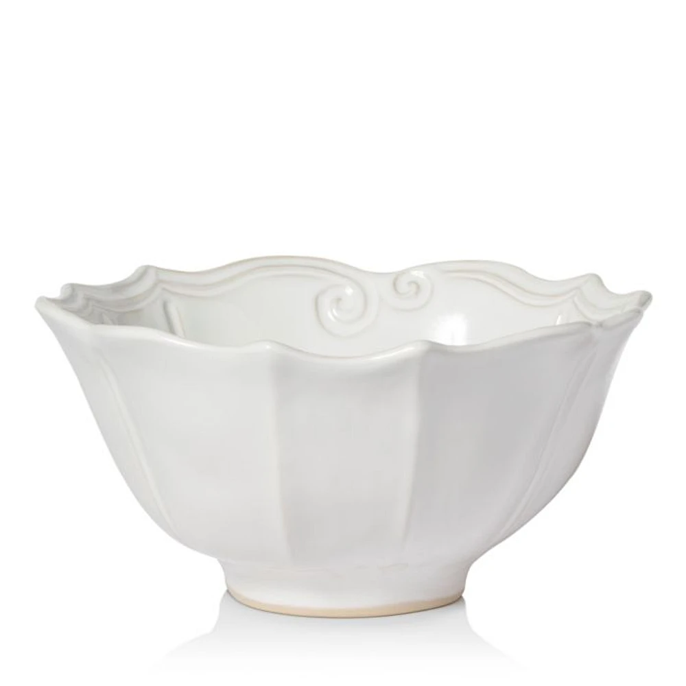 Incanto Stone White Baroque Medium Serving Bowl
