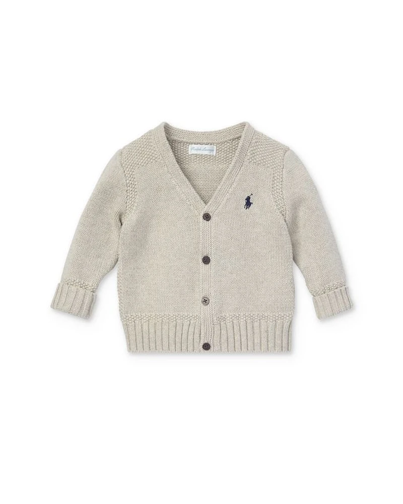 Boys' Combed Cotton Sweater - Baby