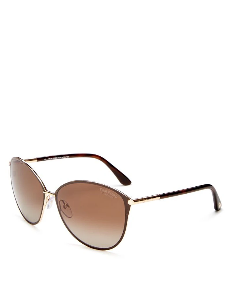 Penelope Polarized Cat Eye Sunglasses, 59mm