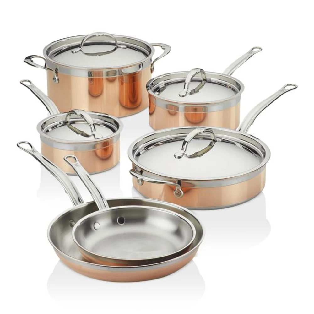 CopperBond® 10-Piece Induction Copper Cookware Set