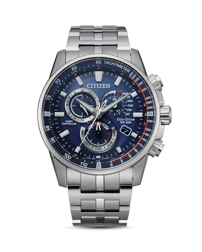 Eco-Drive PCAT Chronograph, 43mm