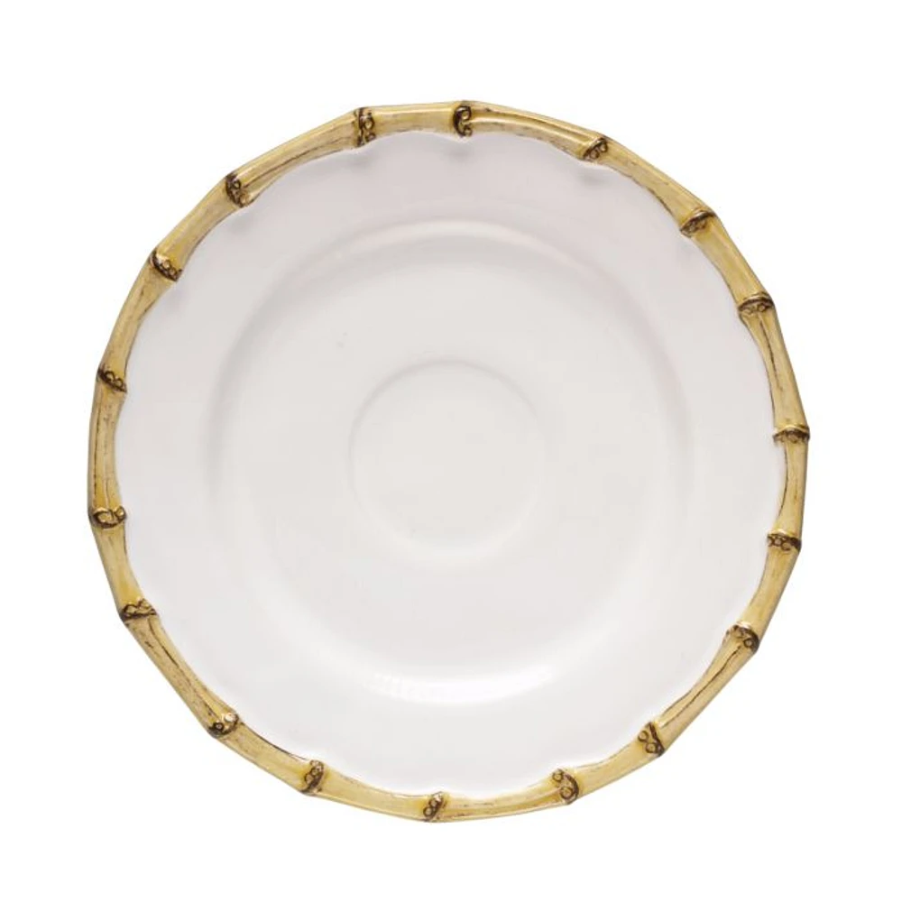 Classic Bamboo Natural Saucer